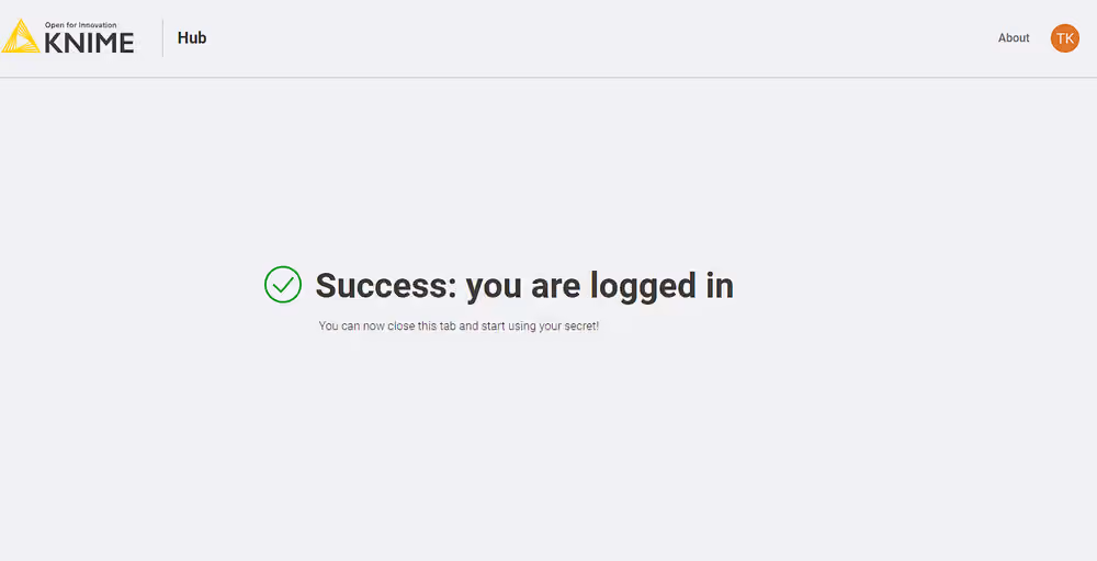 img secrets oauth login success