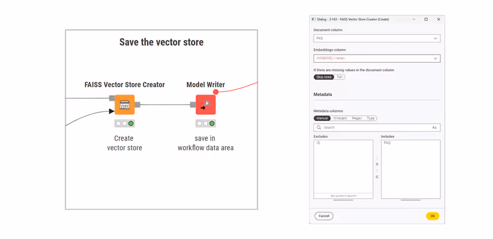Create and persist the vector store