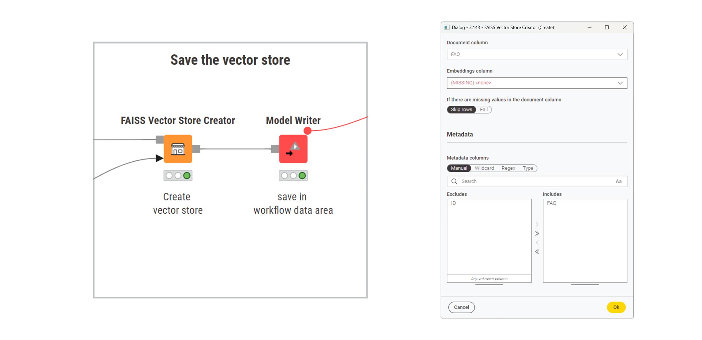 Create and persist the vector store