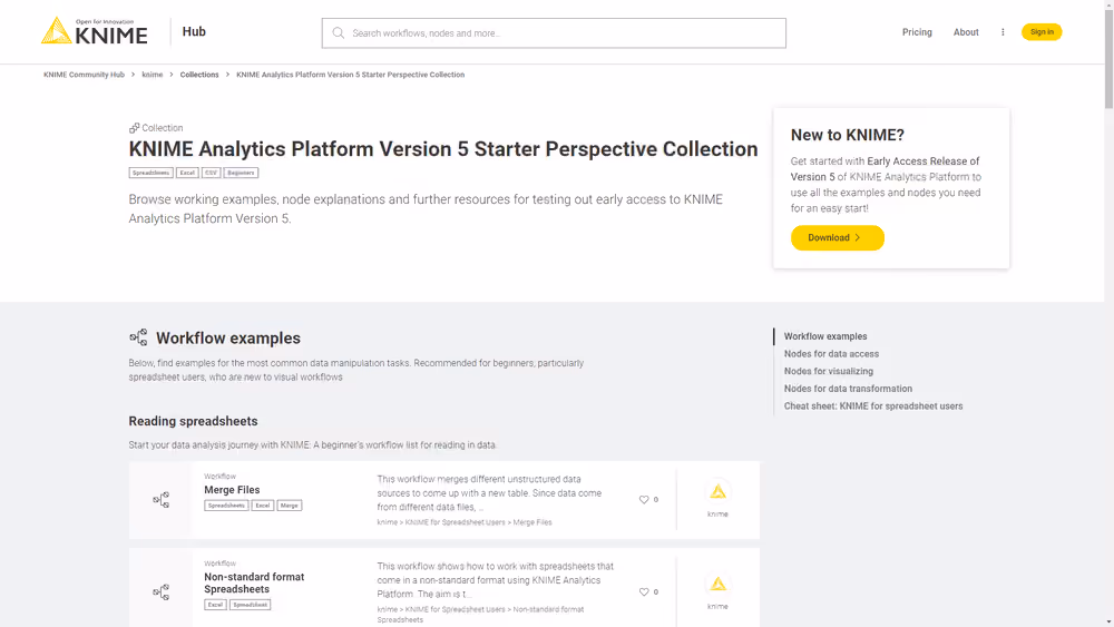 img workflows collection