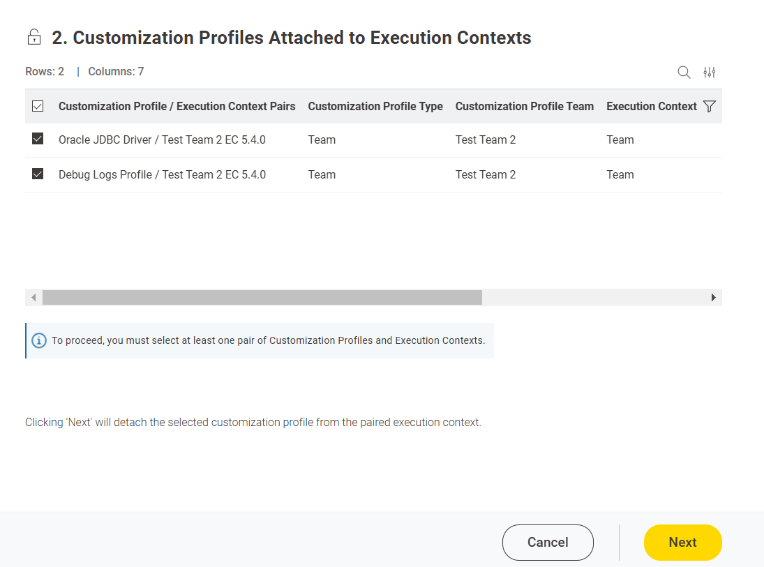 img customization profile detach global admin ec selection