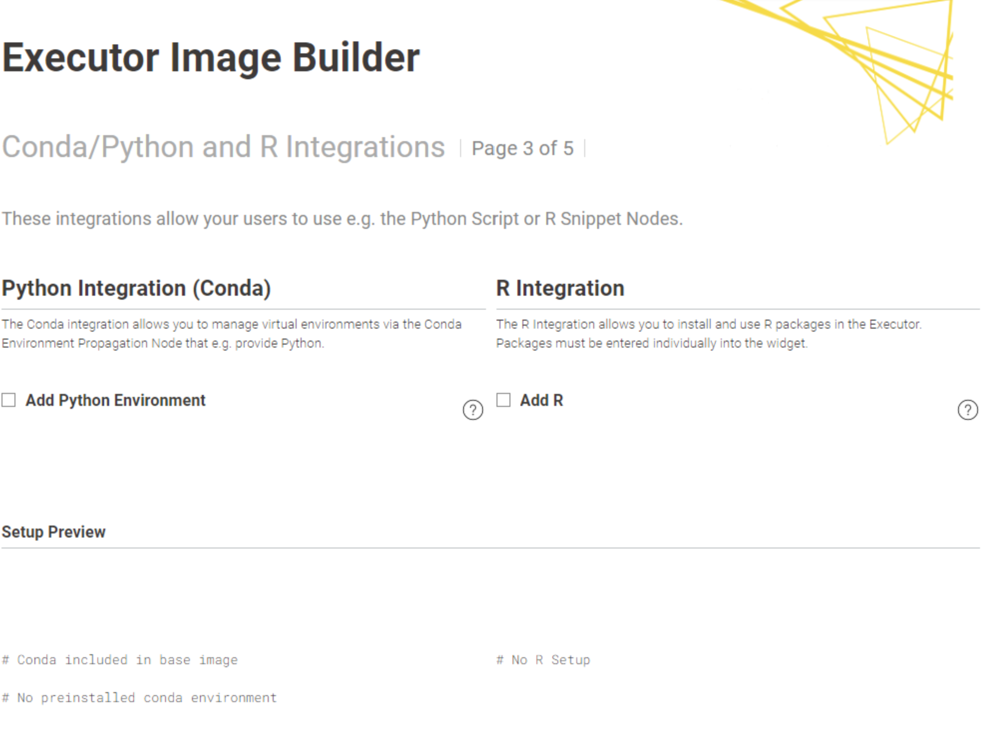 executor image builder data app page3