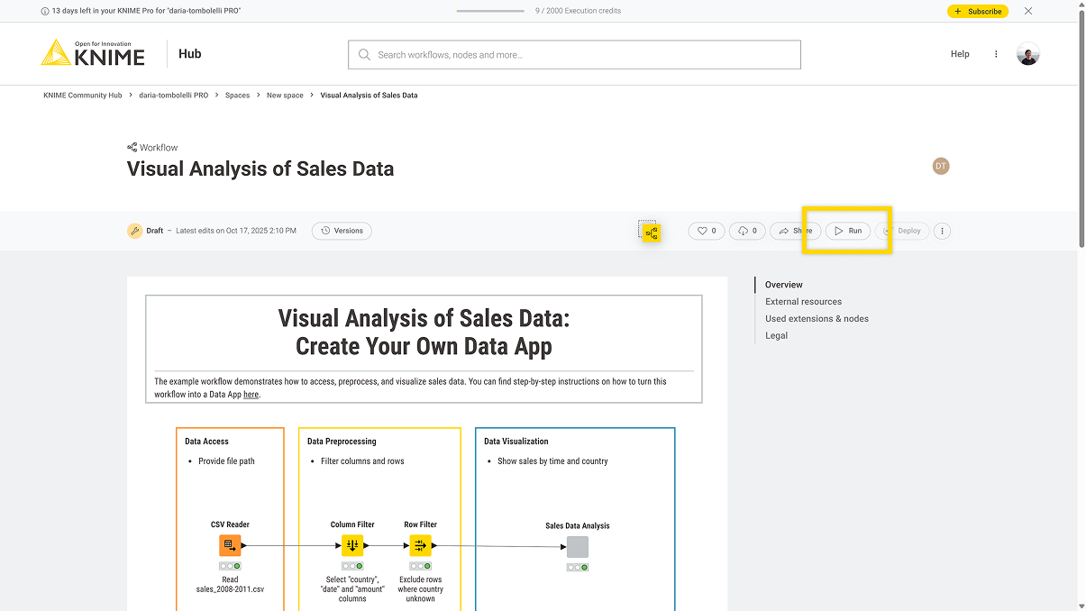 05 workflow adhoc execution