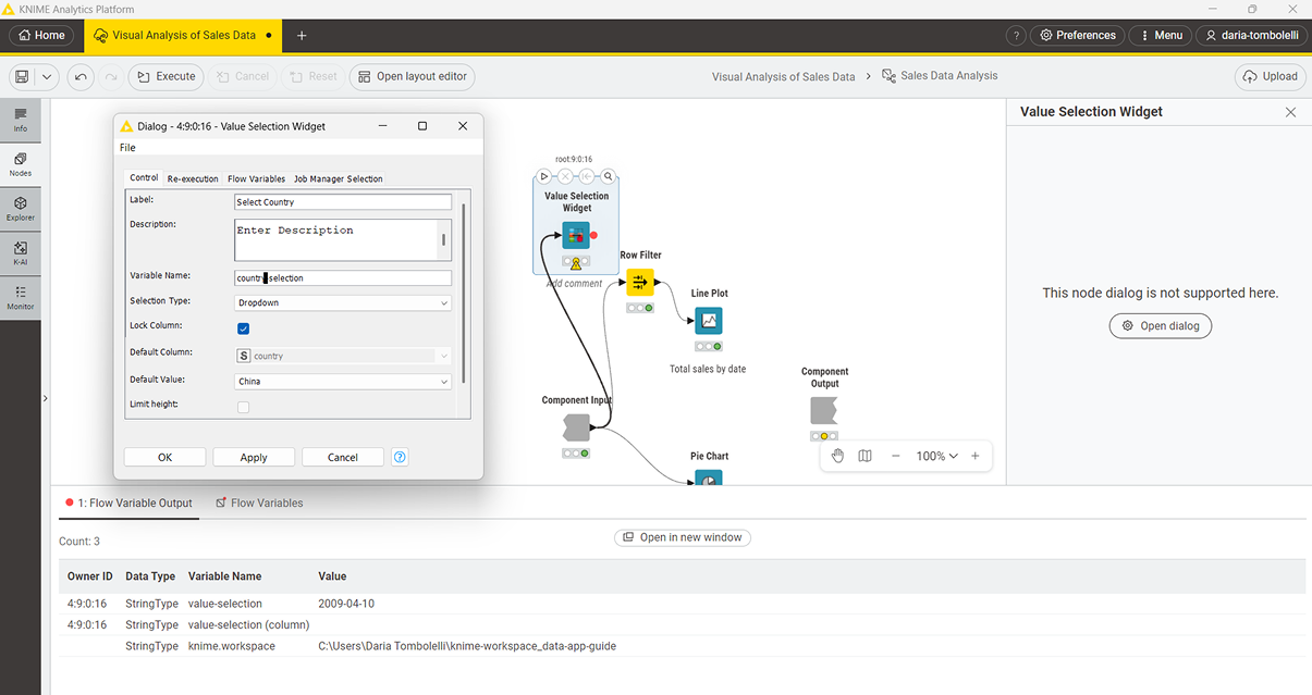 img value selection widget node