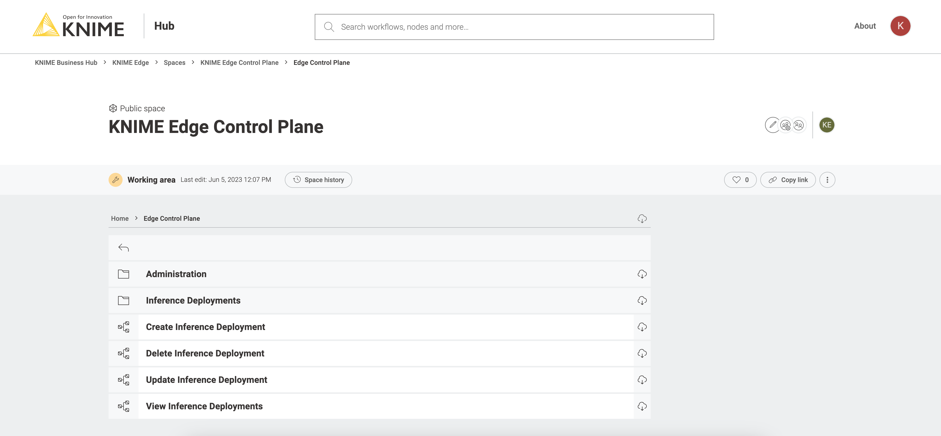 edge control plane workflows