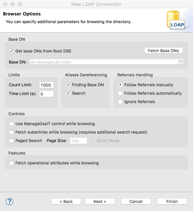 02 new ldap connection browser